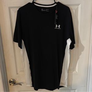 Men’s Under Armour Black and White Short Sleeve Tee